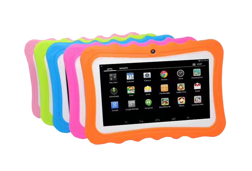 Kids Tablet 7 inch, Android 12 Tablet PC,Iwawa Pre Installed,Parental Control,2GB+32GB,2800mAh,with Kid-Proof Case(Multiple colors)