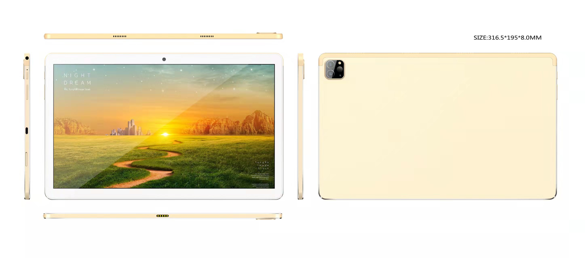 133MA-L 13.3 Inch Android 11/12 Tablet, 4GB RAM 128GB ROM Tablet, SD 1TB, Octa-core, 8000mAh/Face ID/GPS, Dual Camera, FHD 1920x1080, 2.4G/5G WiFi, Tablet PC, Google GMS Certified