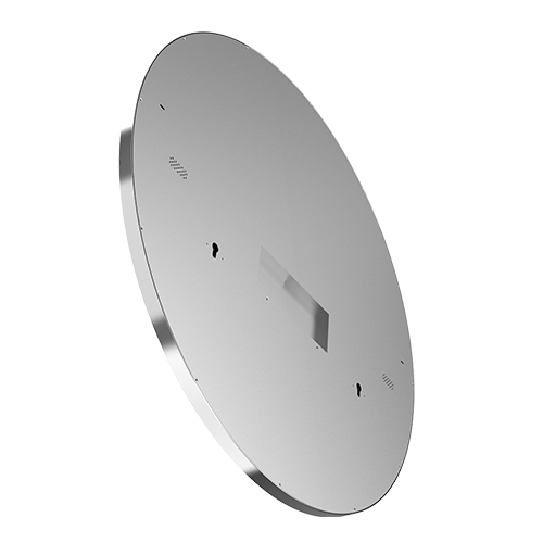 Kinstone 10.1 inch LCD Round Shape 60CM Diameter Bathroom Mirror Wall Hang Smart Mirror
