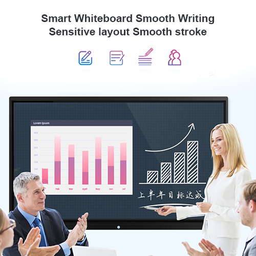 Kinstone 86 inch Interactive Whiteboard Educational Mobile Smart Board Panel