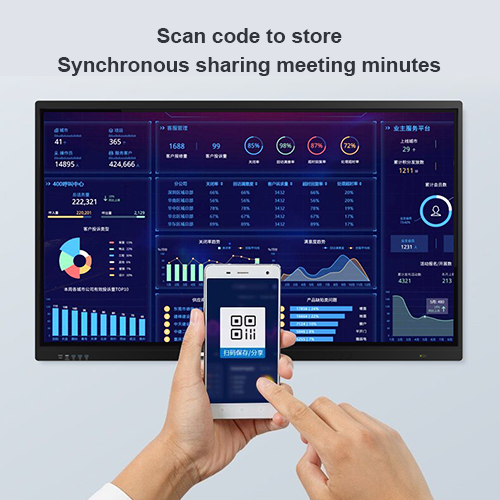 Kinstone 86 inch Interactive Whiteboard Educational Mobile Smart Board Panel