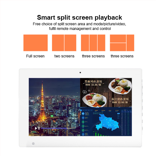 Kinstone 12 inch Desktop Digital Signage LCD Advertising Display