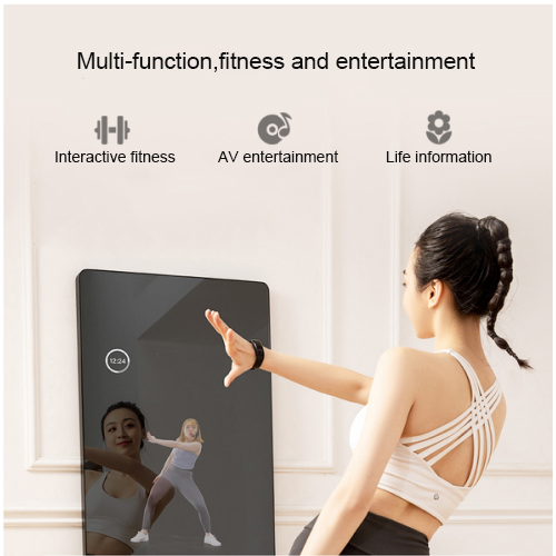 Kinstone Fitness Smart Mirror 43 Inch LCD Standalone type Fitness Mirror Device