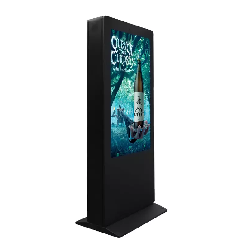 Kinstone Outdoor 55Inch IP65 Standalone Advertising Digital Signage Displays Kiosk Screens