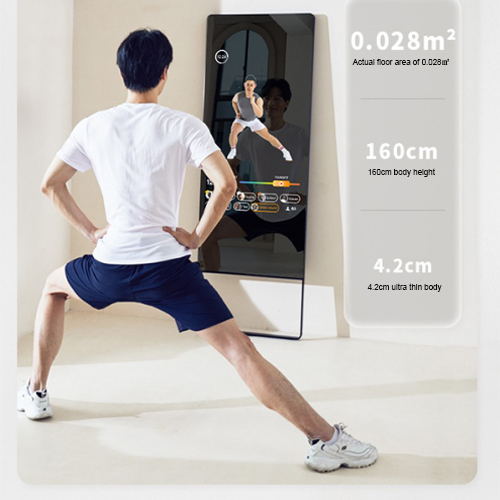Kinstone Fitness Smart Mirror 43 Inch LCD Standalone type Fitness Mirror Device