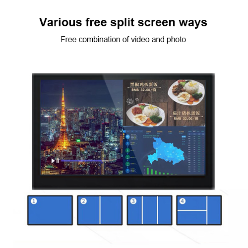 Kinstone 15.6 inch Wall mounted Digital Signage POP LCD Advertising Display