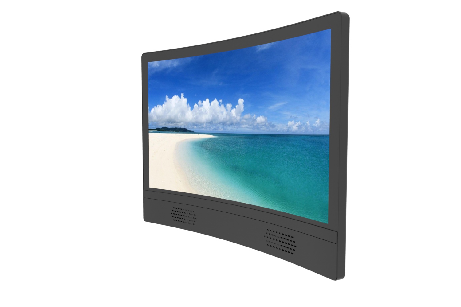 Kinstone 24 inch Curved Touchscreen Private model Fitness Advertising All in one