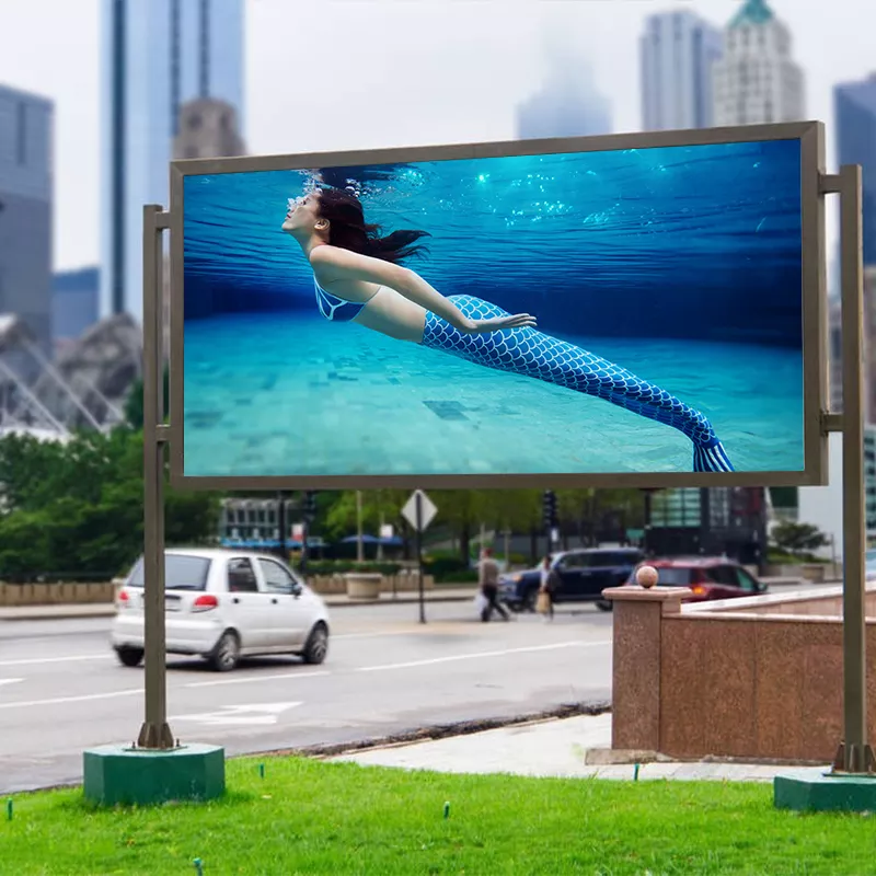 Kinstone 110 inch Outdoor Waterproof Smart Interactive Floor-standing Digital Signage