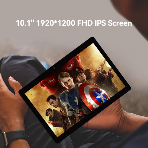 2022 10.1 Inch Android 12 Tablet 4G LTE Tablets 4GB | ROM 64GB 128GB Expandable -6000mAh Dual Camera Bluetooth 5.0 1080FHD GPS-Black