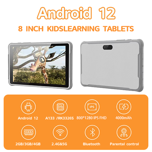 8 inch Tablet for Kids, 4000mAh Big Battery, 2GB+32GB kids Tablets
