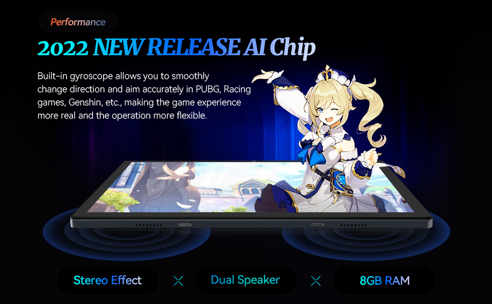 Kinstone-UMD102SA-L 10.1 inch 7600mAh Long-lasting Battery Adroid12 5GWIFI