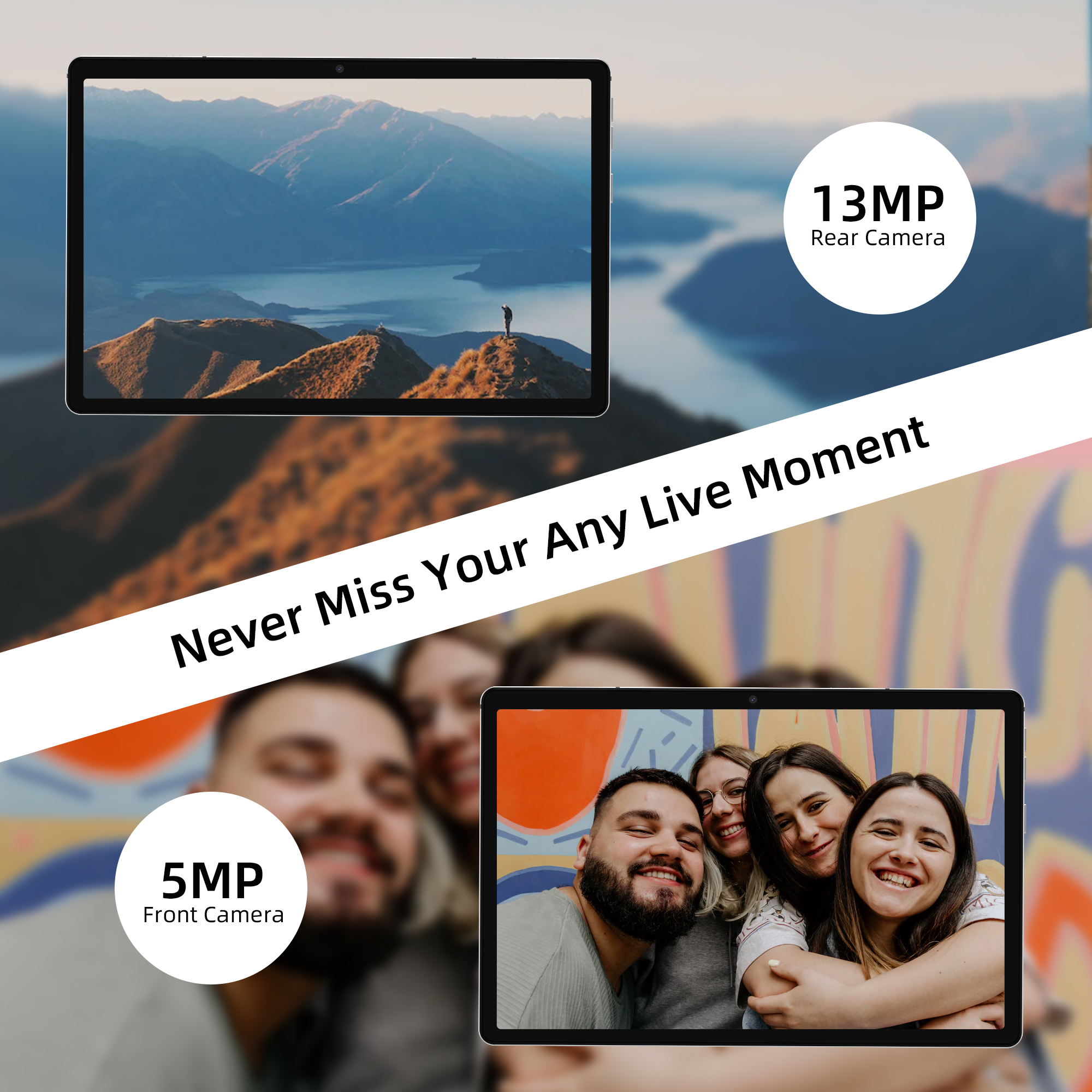 TAB-102MA Kinstone Android 12 Tablet 10.1 Inch, 8GB+128GB/256GB, 8000mAh 4G LTE, Upgraded Octa-core Gaming Tablet 2.0Ghz, 1920 x 1200 FHD IPS, 13MP Camera, 2.4G+5G WiFi, Bluetooth 5.0, GPS,Type-C