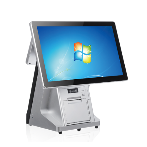 Touch the all-in-one machine to enhance the store's good cashier image