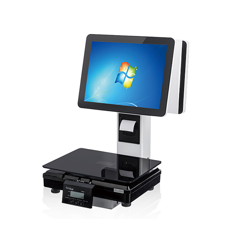 Touch the all-in-one machine to enhance the store's good cashier image