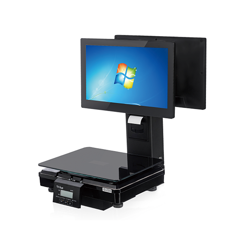 Touch the all-in-one machine to enhance the store's good cashier image