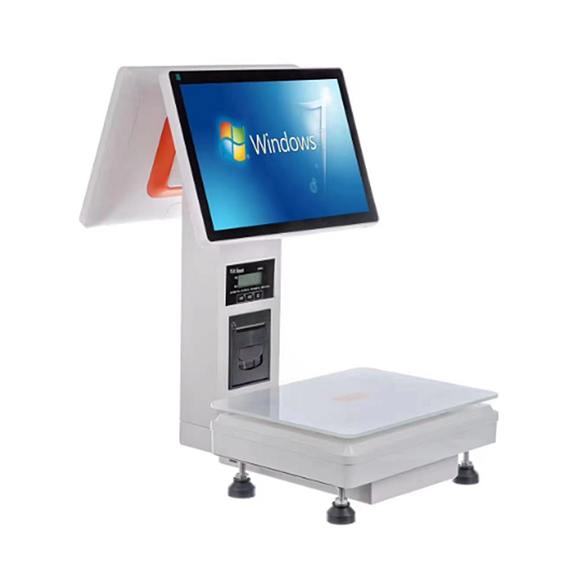 Touch the all-in-one machine to enhance the store's good cashier image